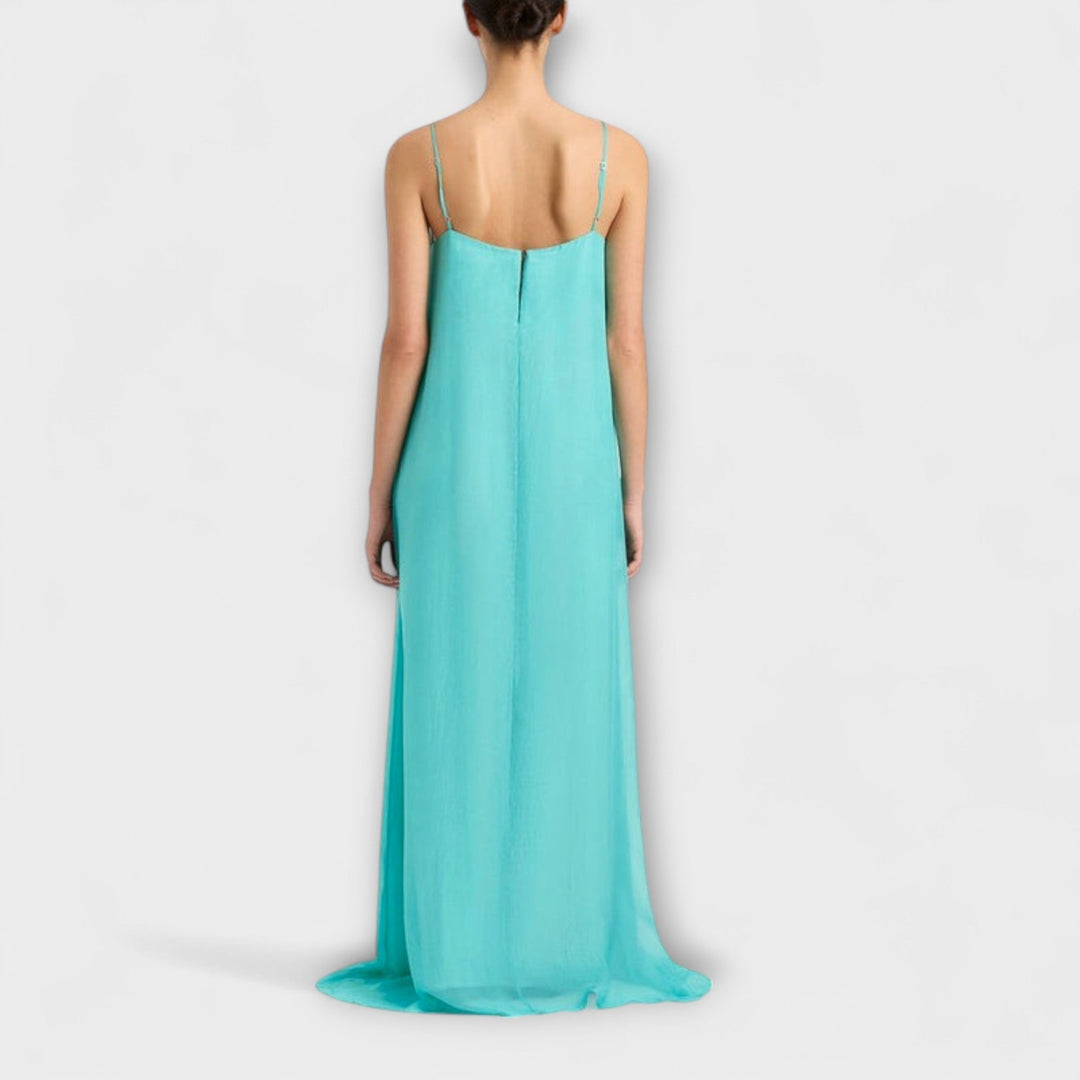 Charlotte | Elegantes Maxikleid mit Spaghettiträgern