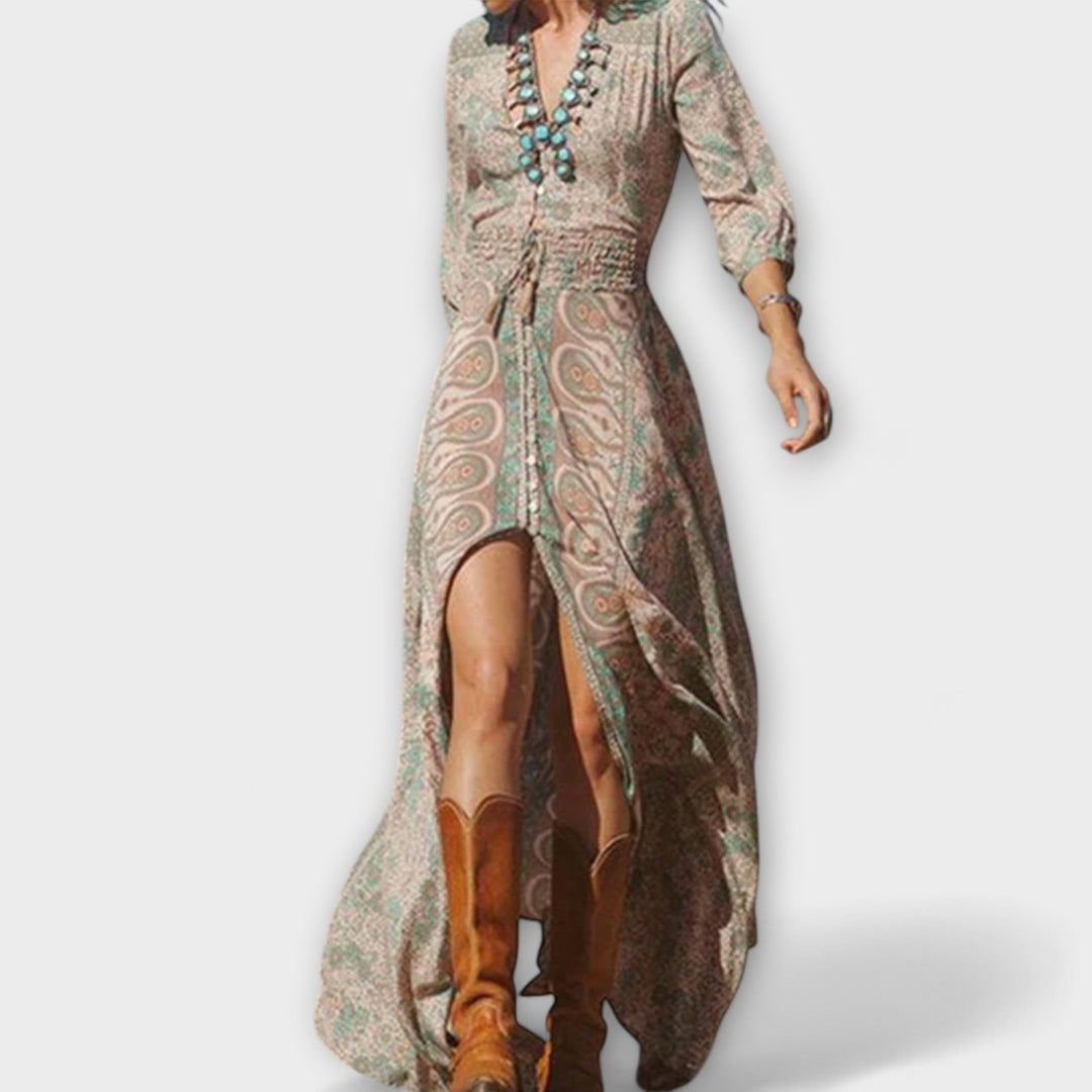 Merle | Lässiges böhmisches Maxikleid