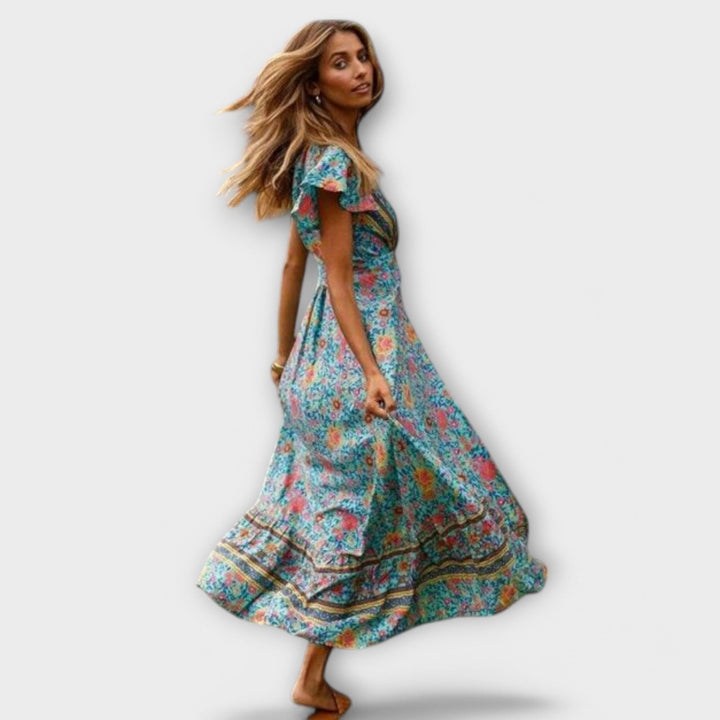 Amalia | Shylin Boho Maxikleid