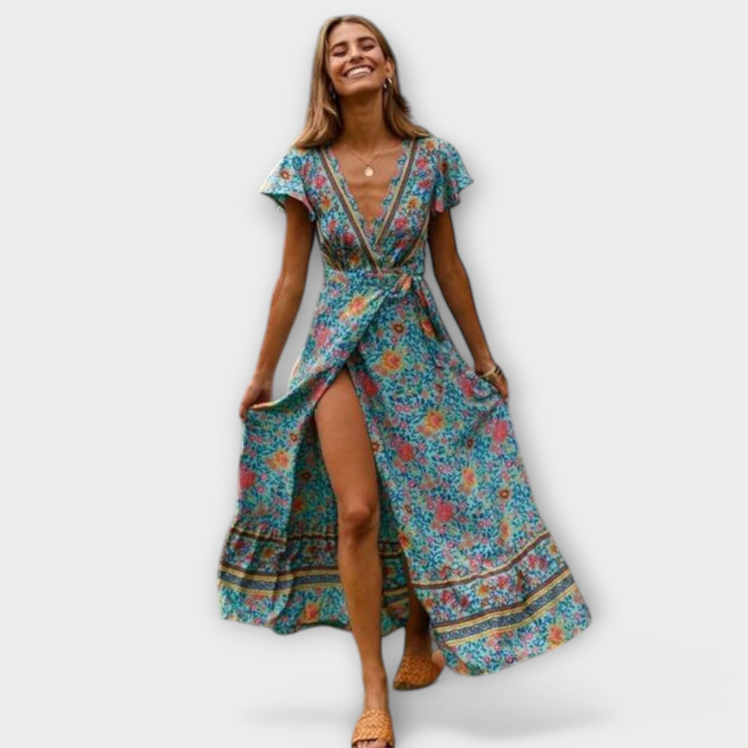 Amalia | Shylin Boho Maxikleid