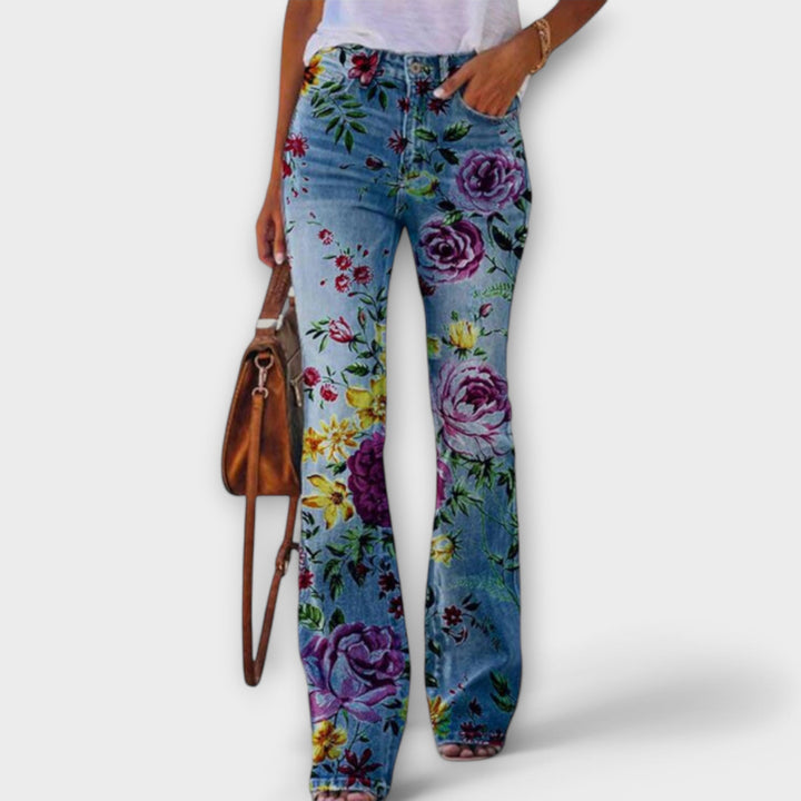 Ute | Hose mit Blumen