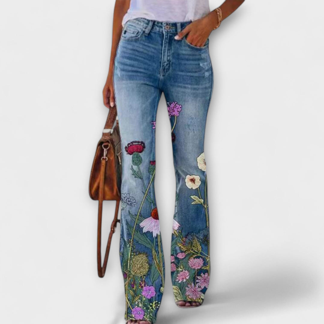 Ute | Hose mit Blumen
