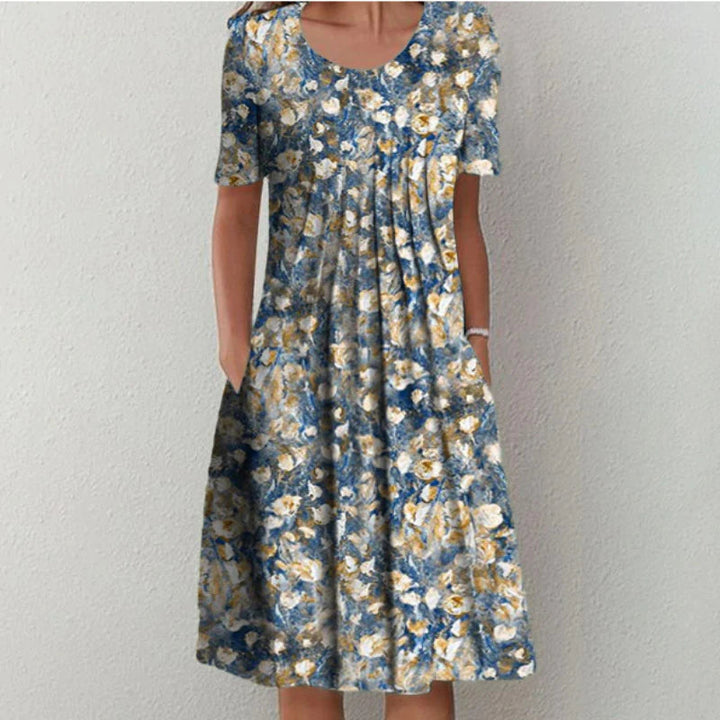 Henriette | Midi-Kleid mit Schichten
