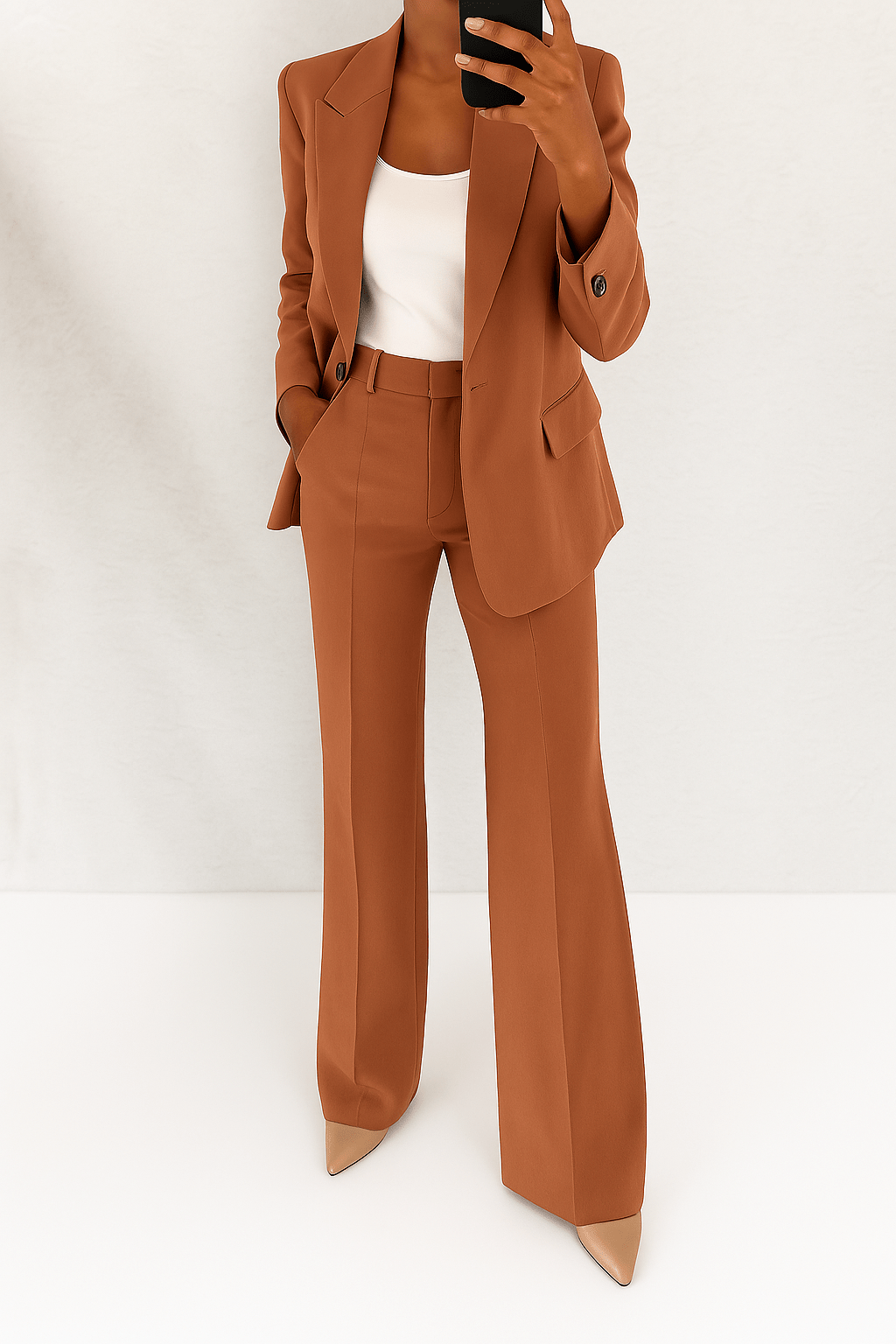 Clara | Blaues Blazer-Set