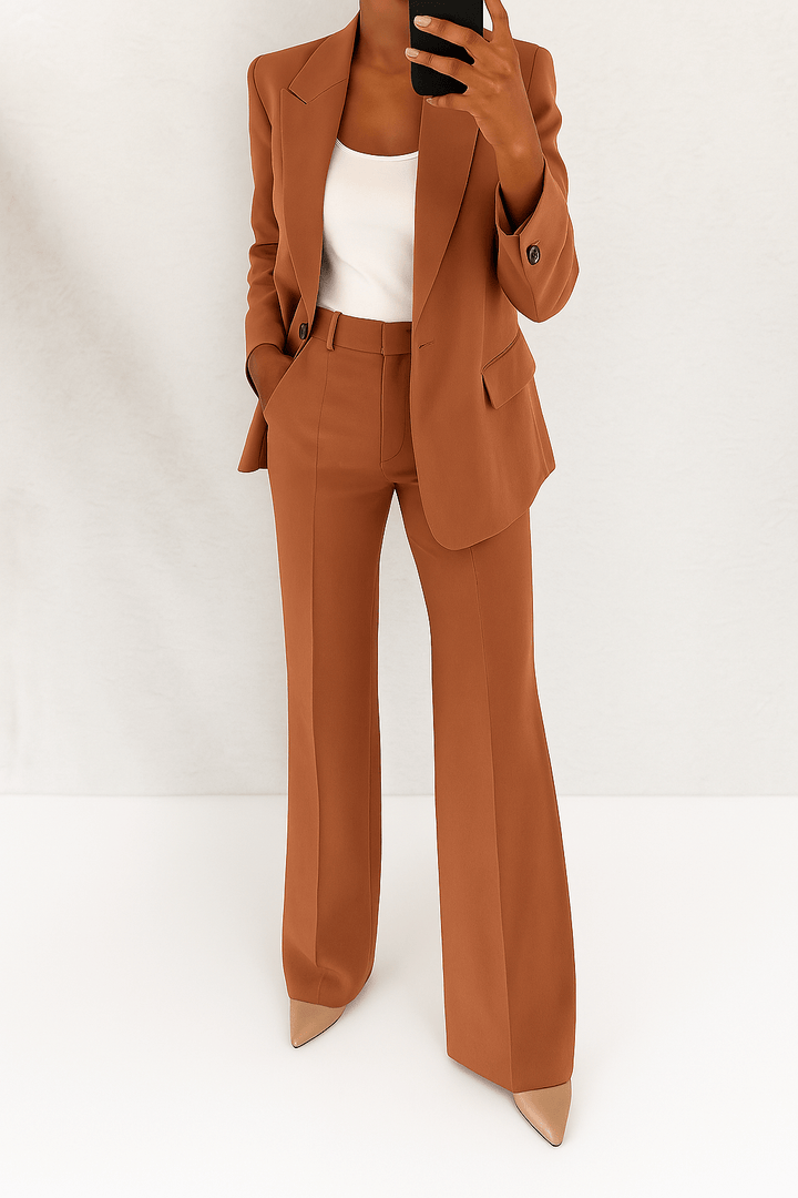 Clara | Blaues Blazer-Set