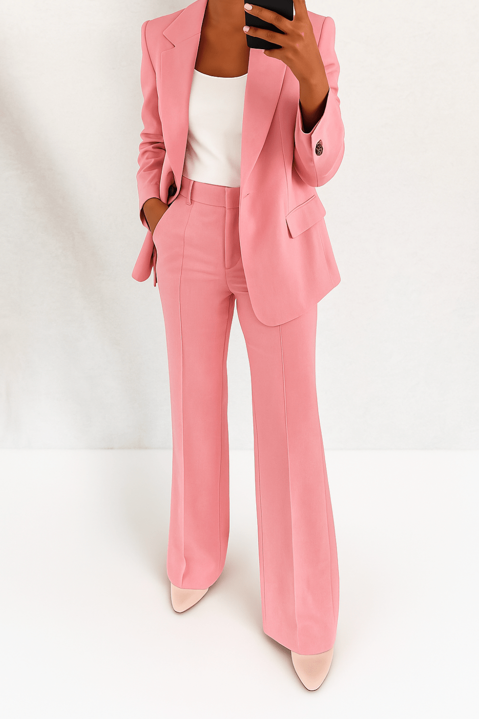 Clara | Blaues Blazer-Set
