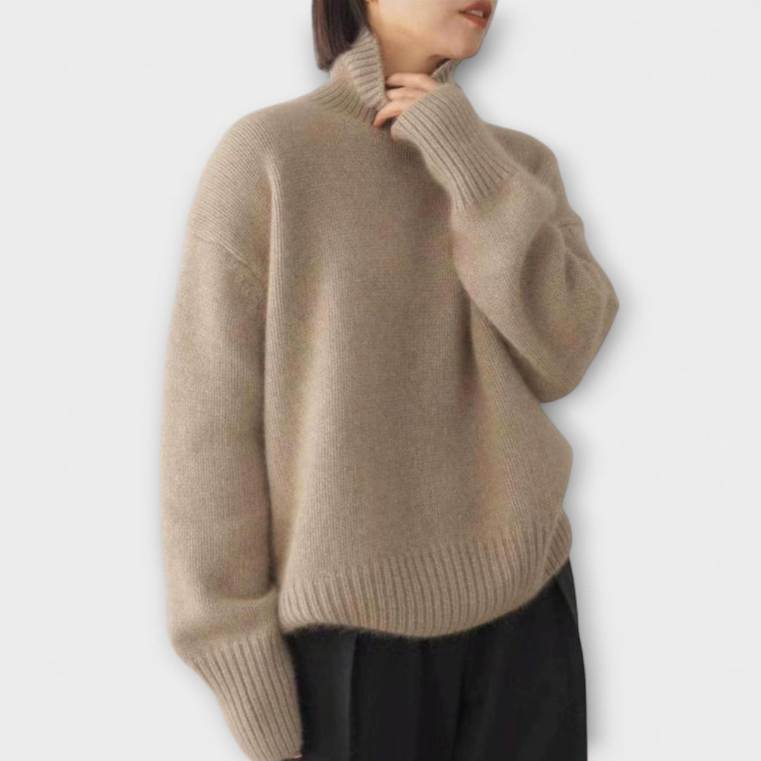 Yasmin | Kaschmir-Rollkragenpullover für Damen