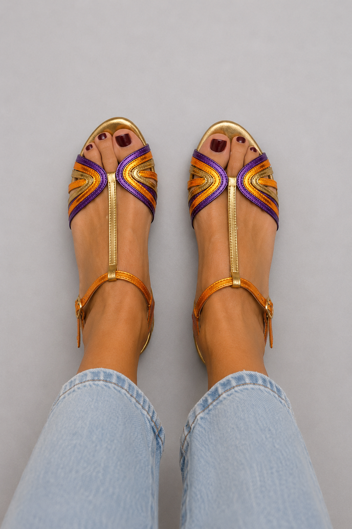 Silke | Mediterrane Riemchensandalen