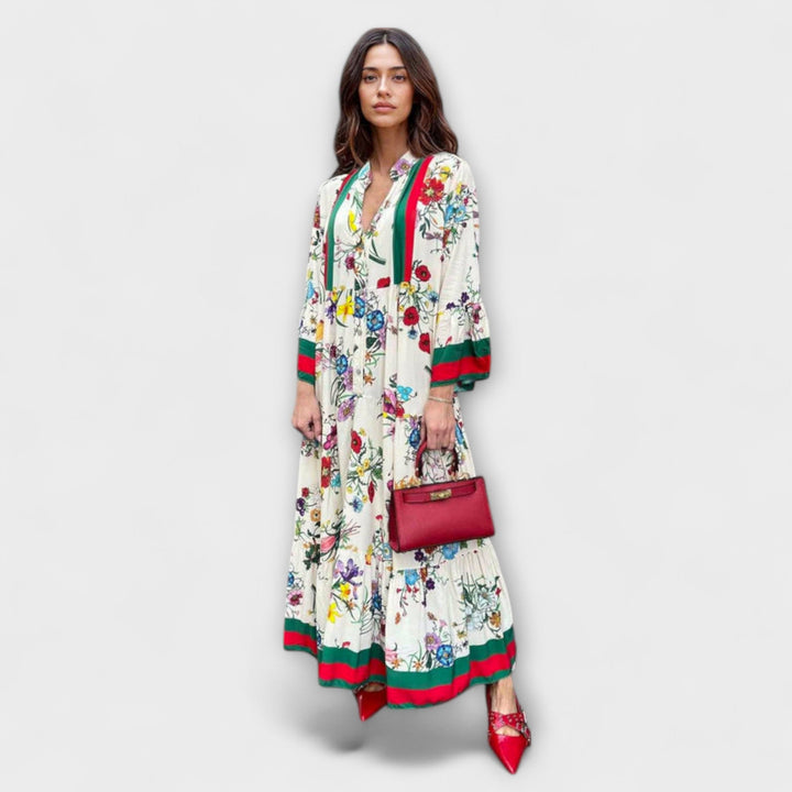 Lea | Maxikleid mit floralen Druck