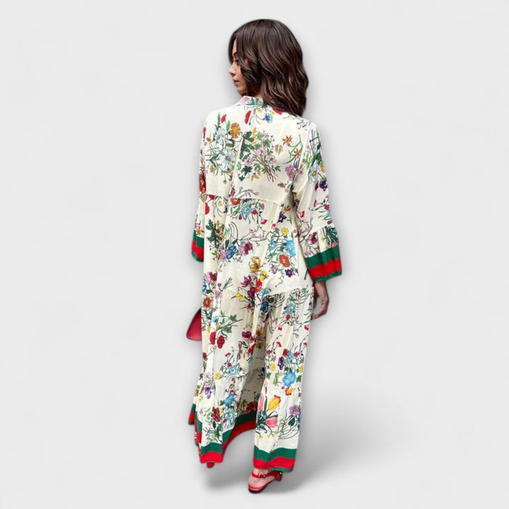 Lea | Maxikleid mit floralen Druck
