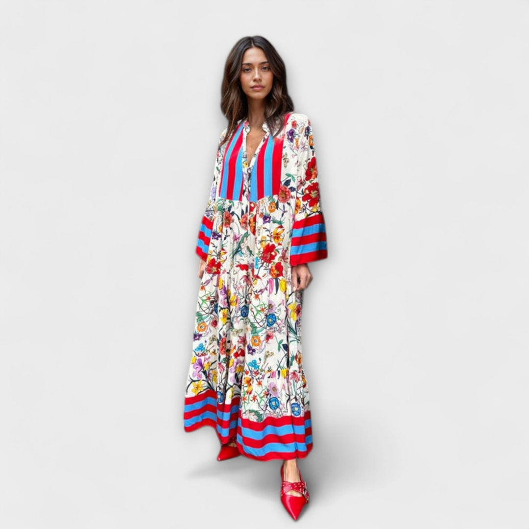 Lea | Maxikleid mit floralen Druck