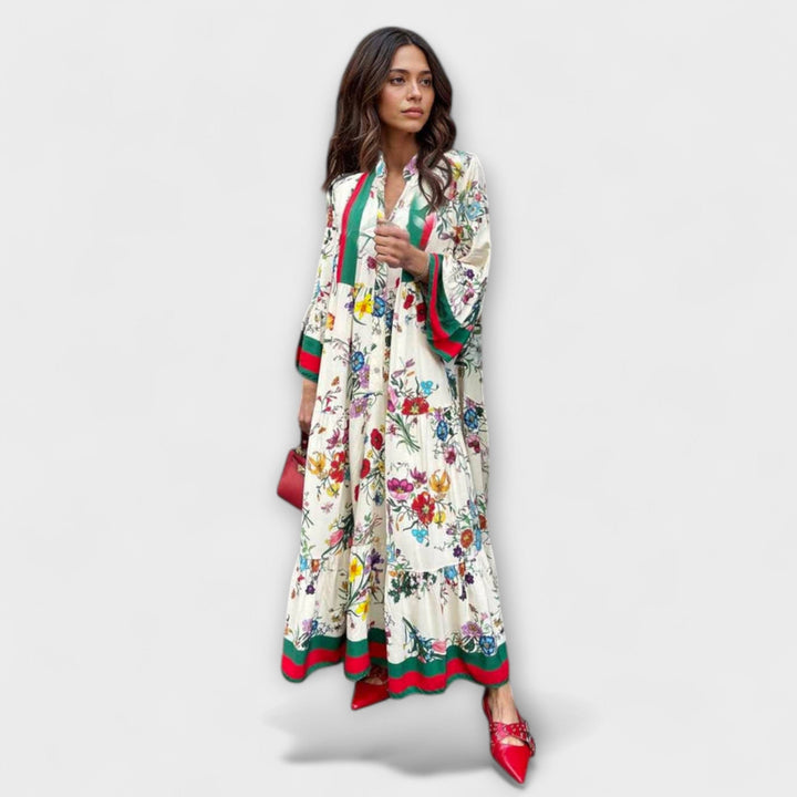 Lea | Maxikleid mit floralen Druck