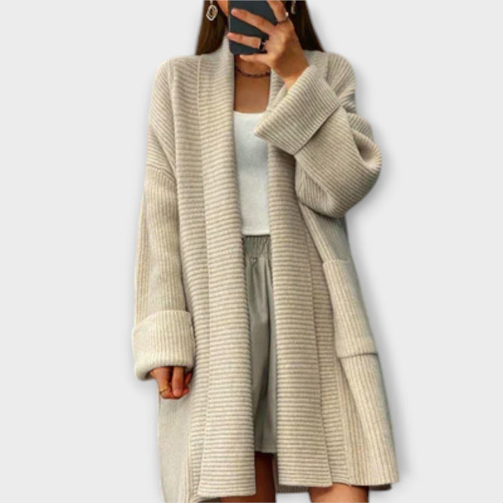 Roswitha | Lange Strickjacke