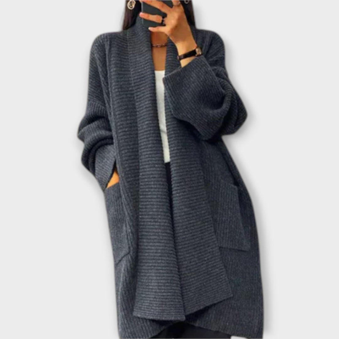 Roswitha | Lange Strickjacke