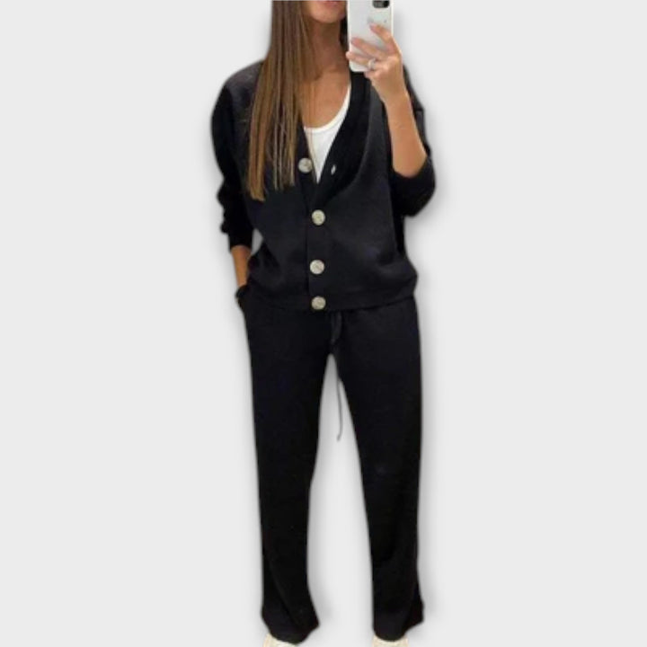 Henrike | Strickjacke & Hosen-Set