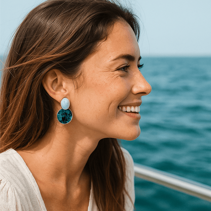 Vanessa | Sterne und Meeresboden Ohrringe