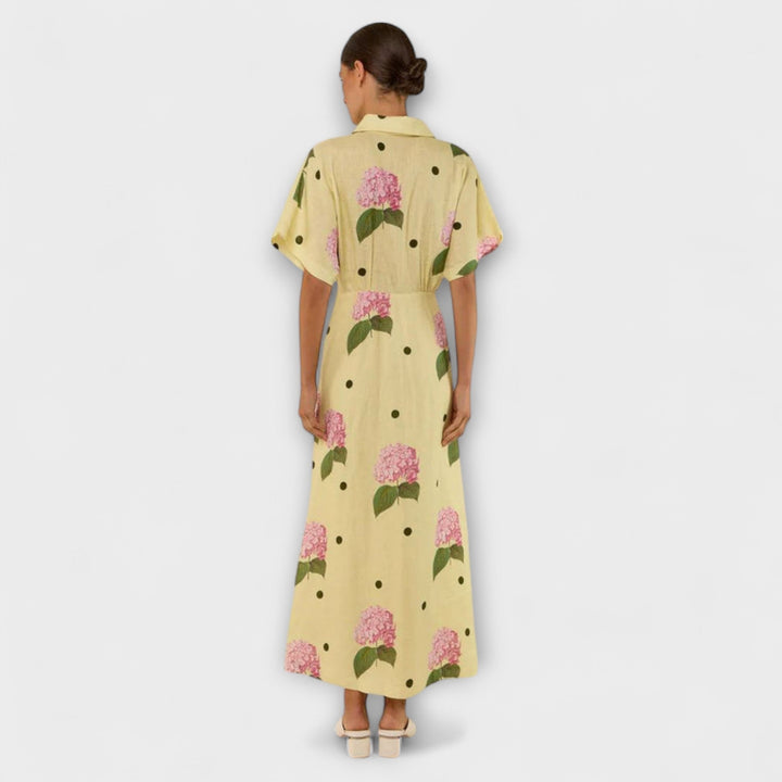 Anne-Sophie | Langes Fließendes Kleid