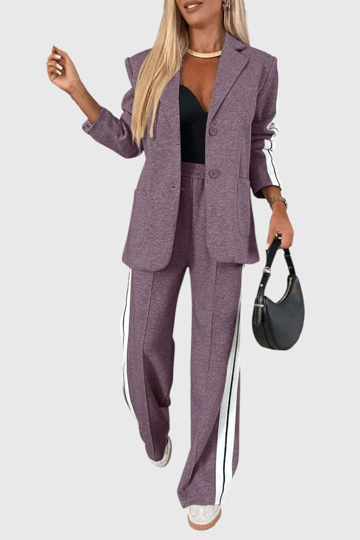 Lara | Schwarzes Business-Set