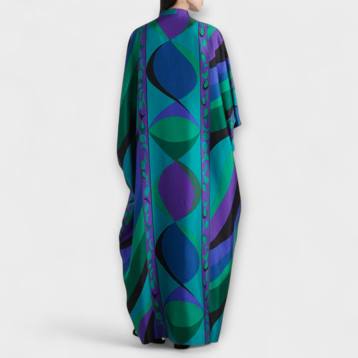 Almut | Lebendiger Psychedelischer Kaftan