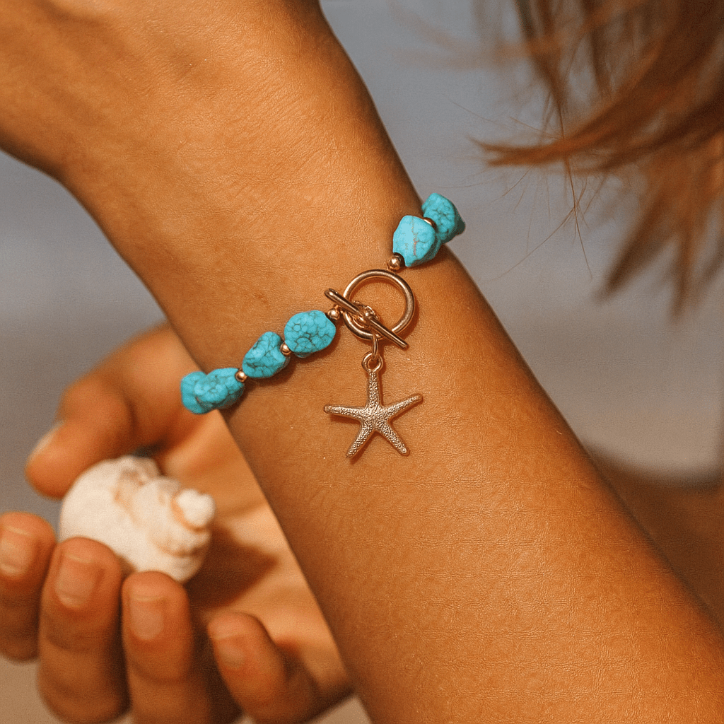 Mathilda | Blauer Meerjungfrauenarmband
