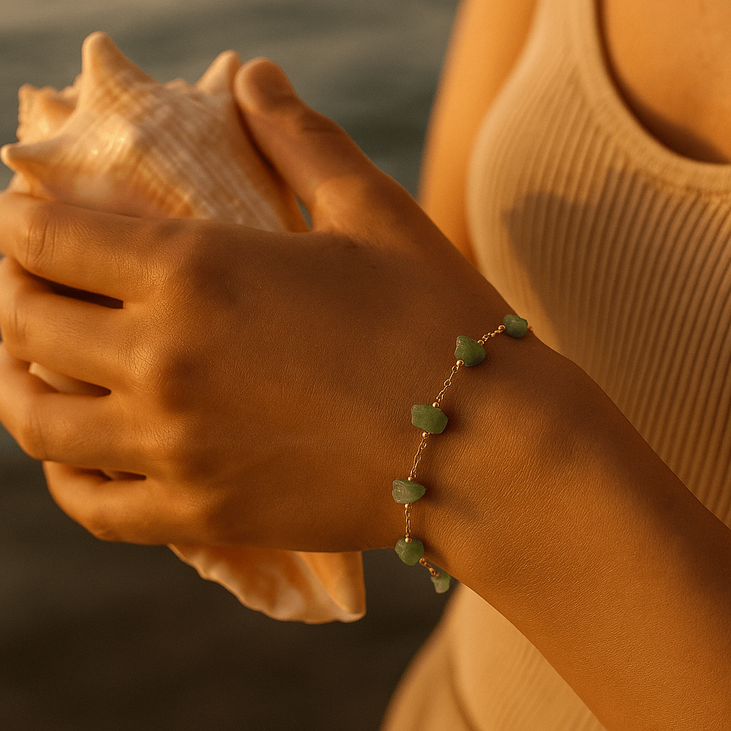 Tatjana | Armband mit Meeresfragmenten