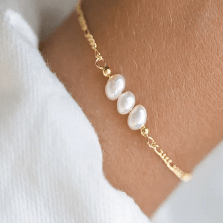 Yasmin | Armband mit drei Perlen