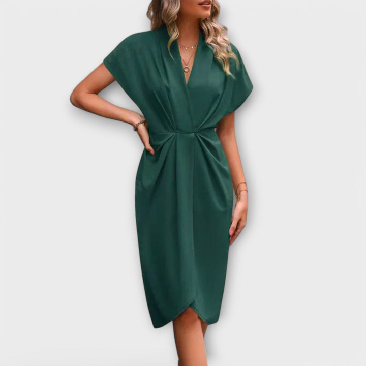 Marta | Midi-Wickelkleid