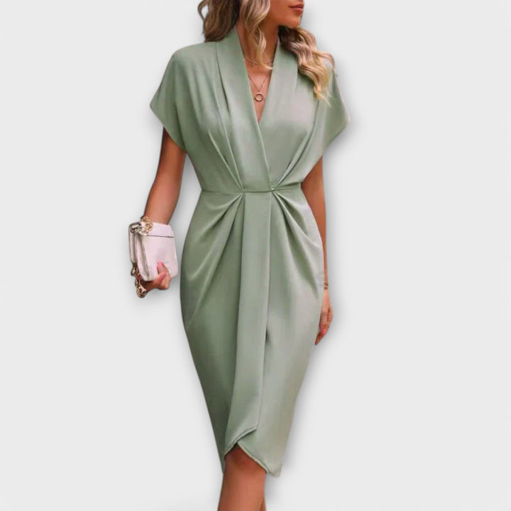 Marta | Midi-Wickelkleid