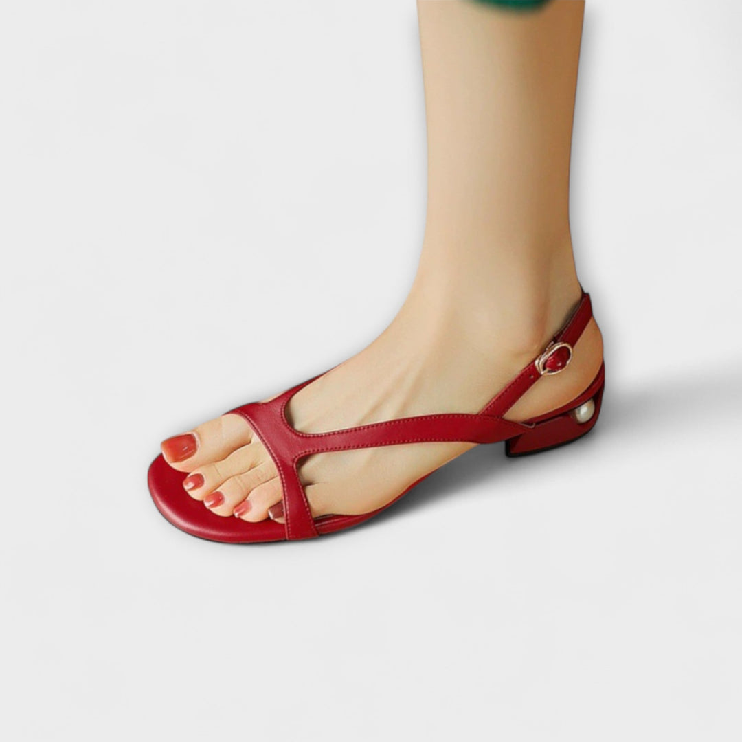 Linde | Elegante Flache Sandalen Minna mit Raffiniertem Finish