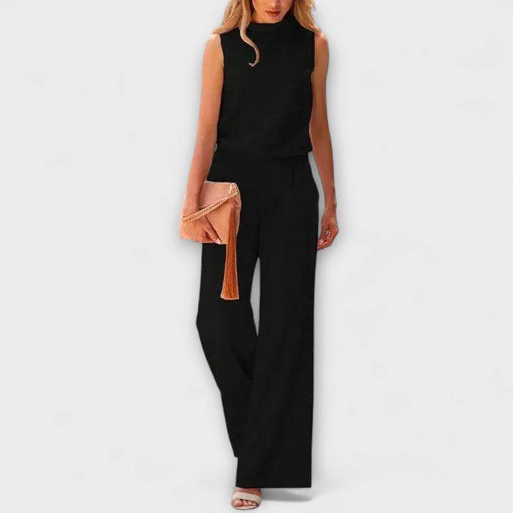Cora | Damen Fließende Hosen und Minimalistisches Top