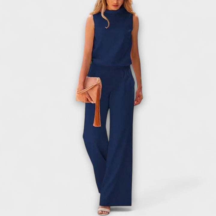 Cora | Damen Fließende Hosen und Minimalistisches Top