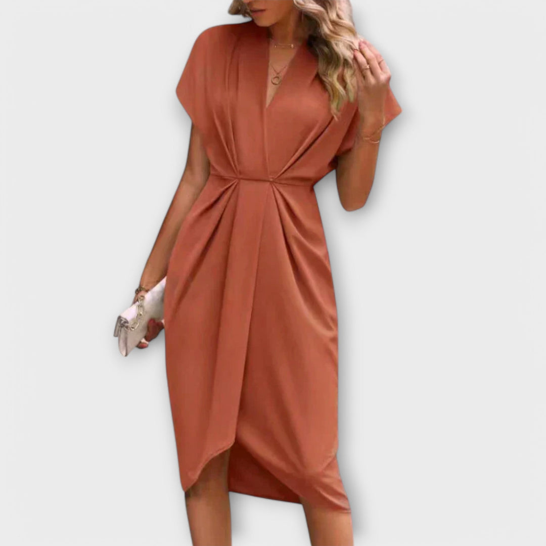 Marta | Midi-Wickelkleid