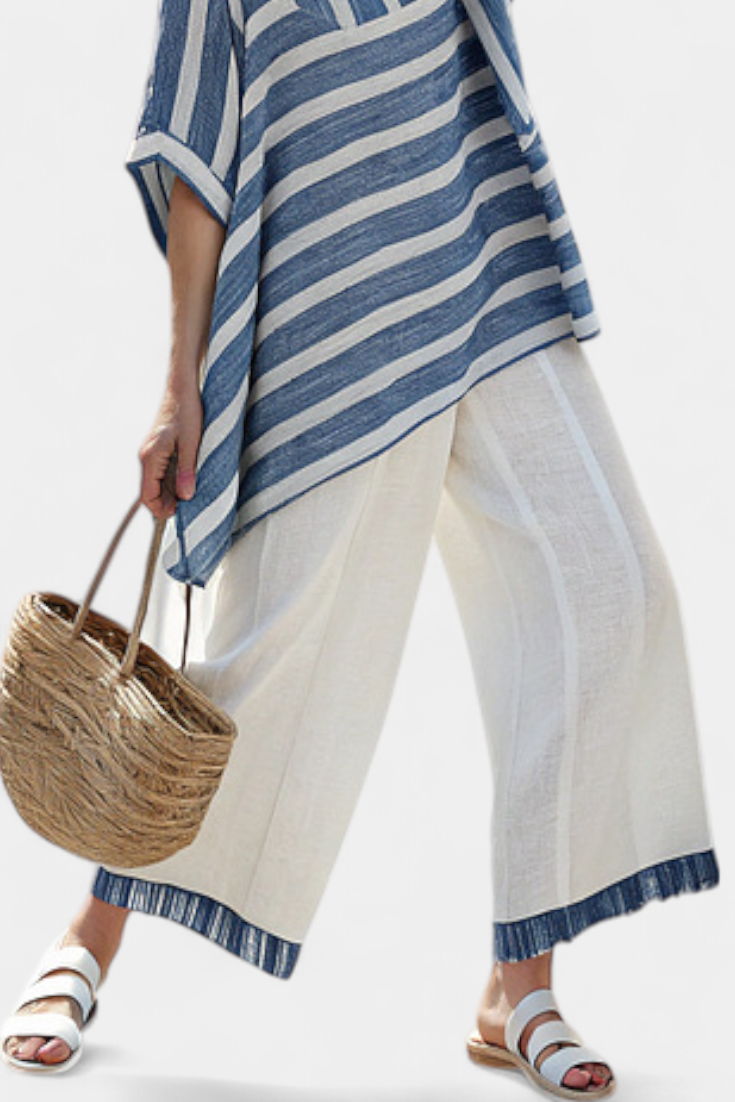 Silvia | Mediterranes Leinen-Set