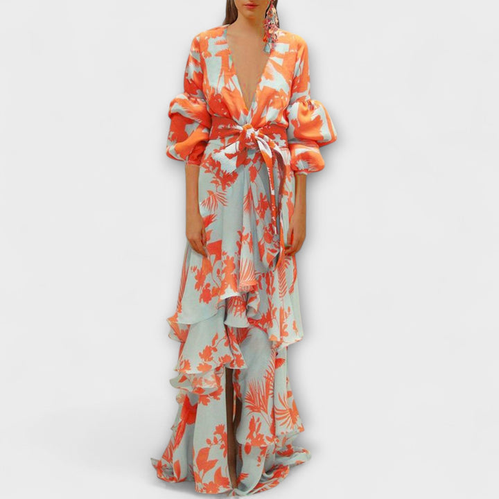 Meike | Chiffon-Festtagskleid