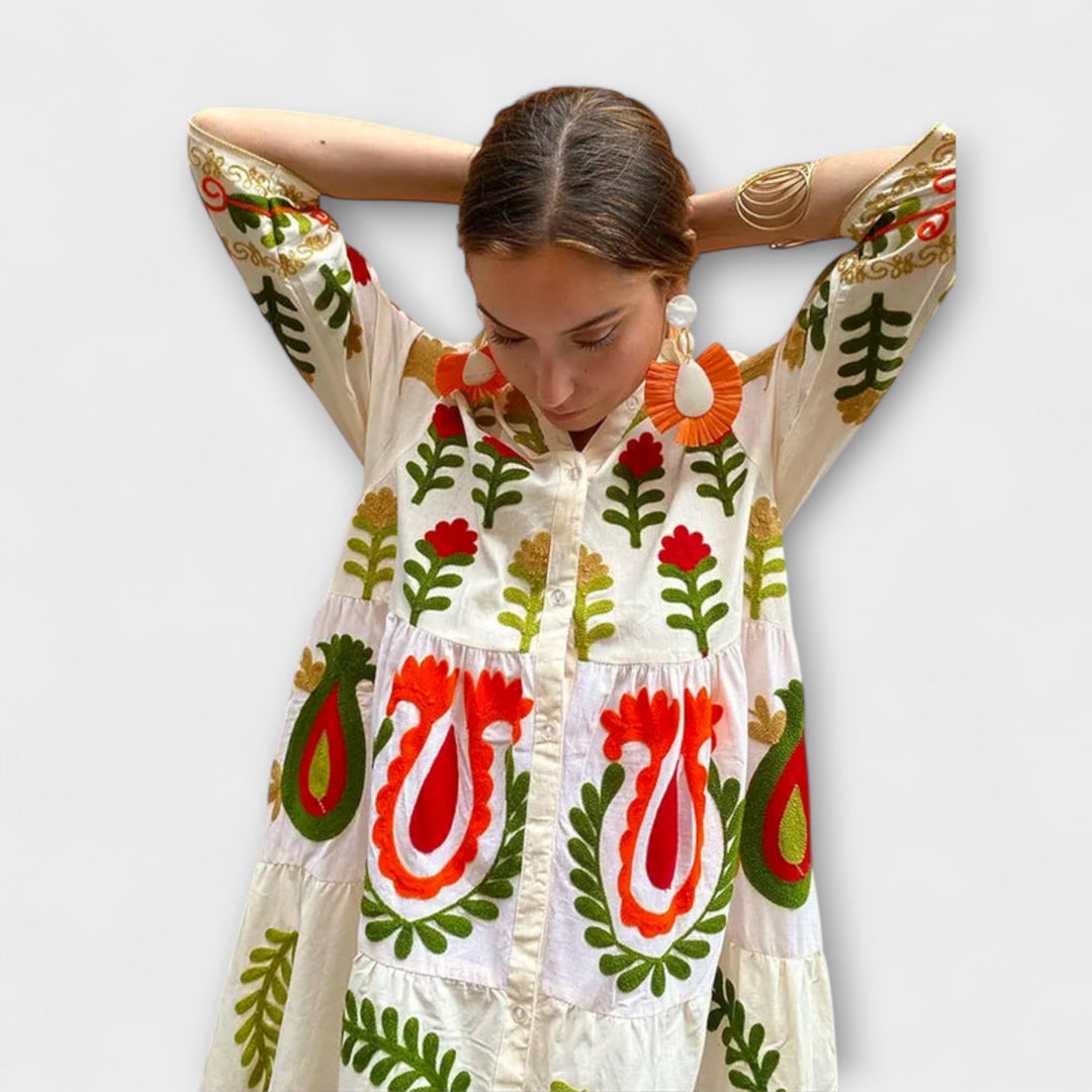 Cornelia | Anmutiges Blumenkleid