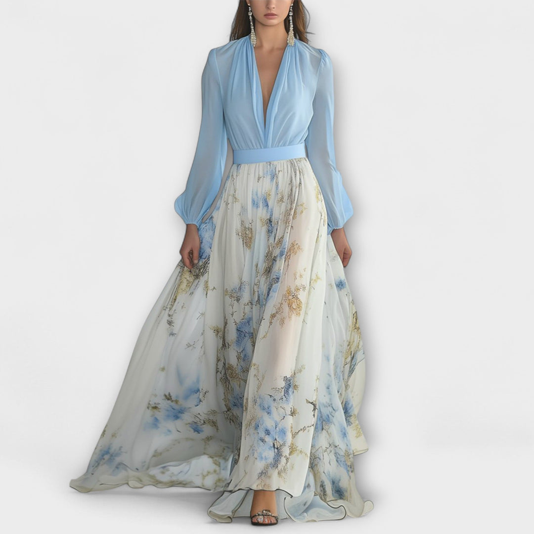 Jessica | Blumen-Maxikleid