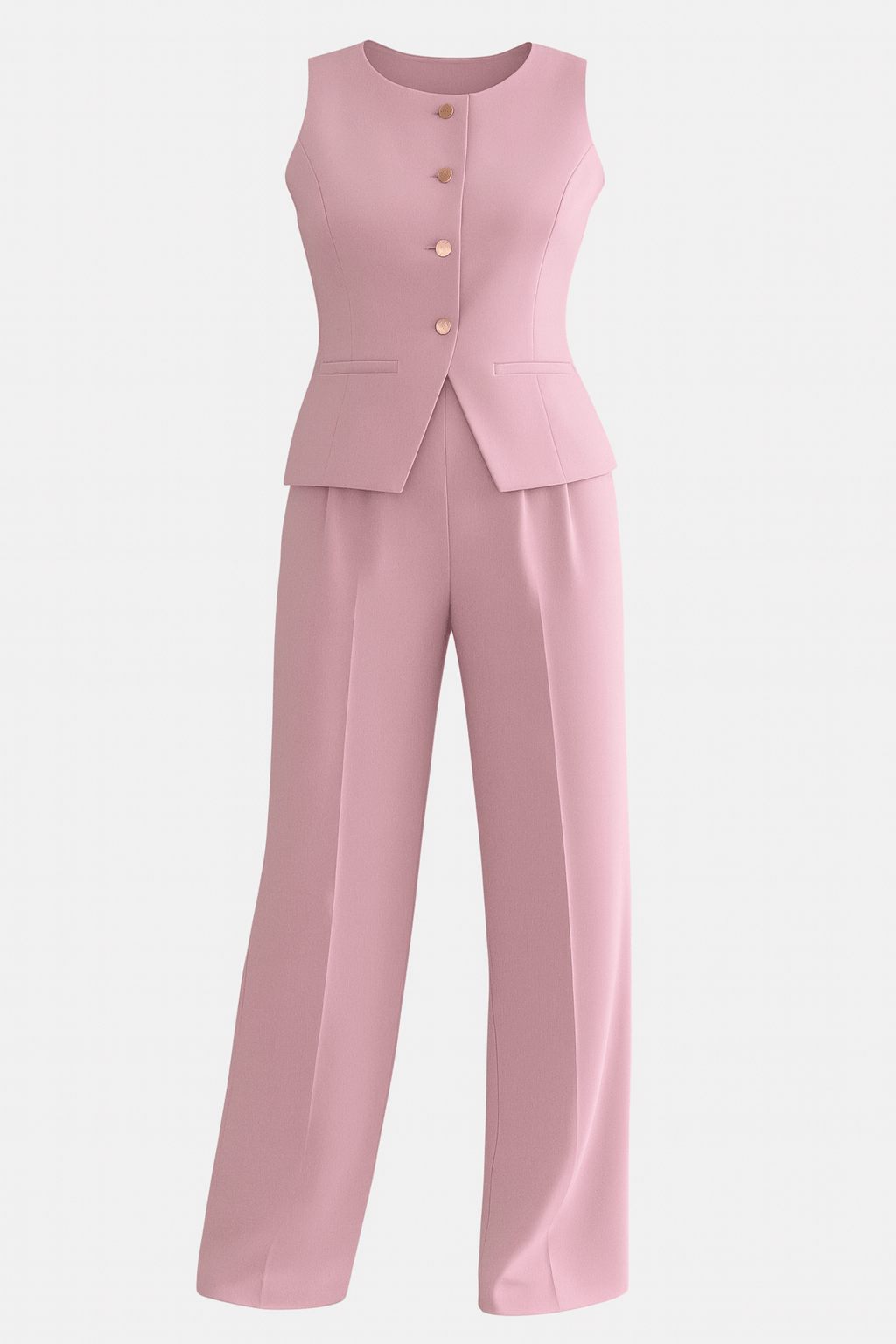Irmgard | Rosafarbenes Blazer-Set