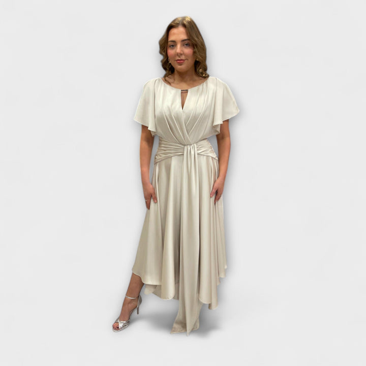 Maja | Maisonel Drapiertes Rockkleid