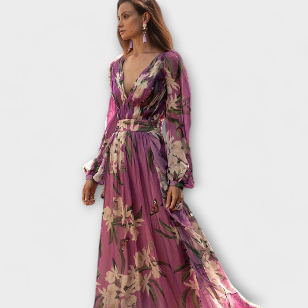 Maria | Hochwertiges elegantes Maxikleid