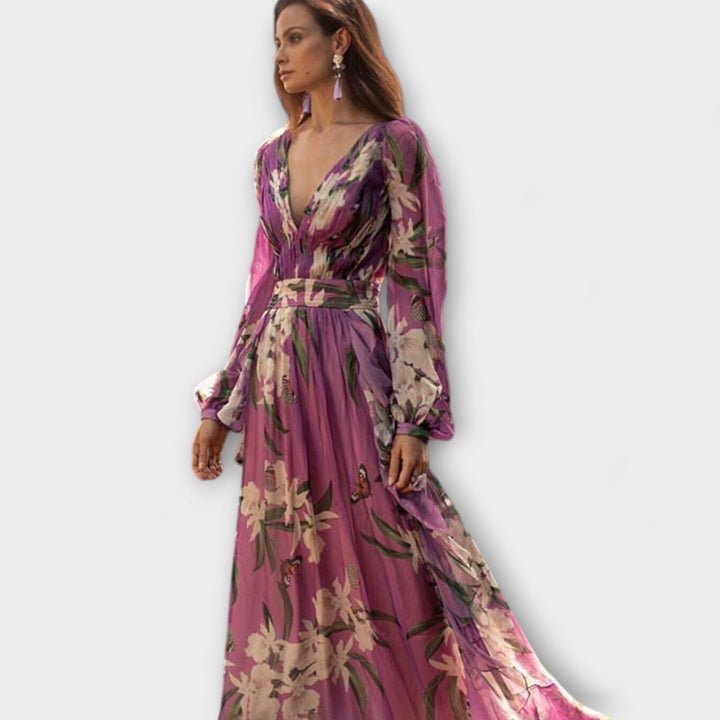 Maria | Hochwertiges elegantes Maxikleid