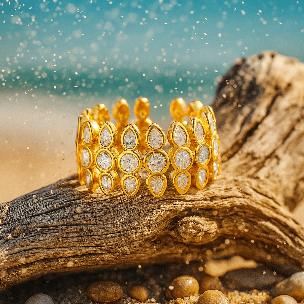 Magdalena | Morgenschmuck mit glänzenden Edelsteinen