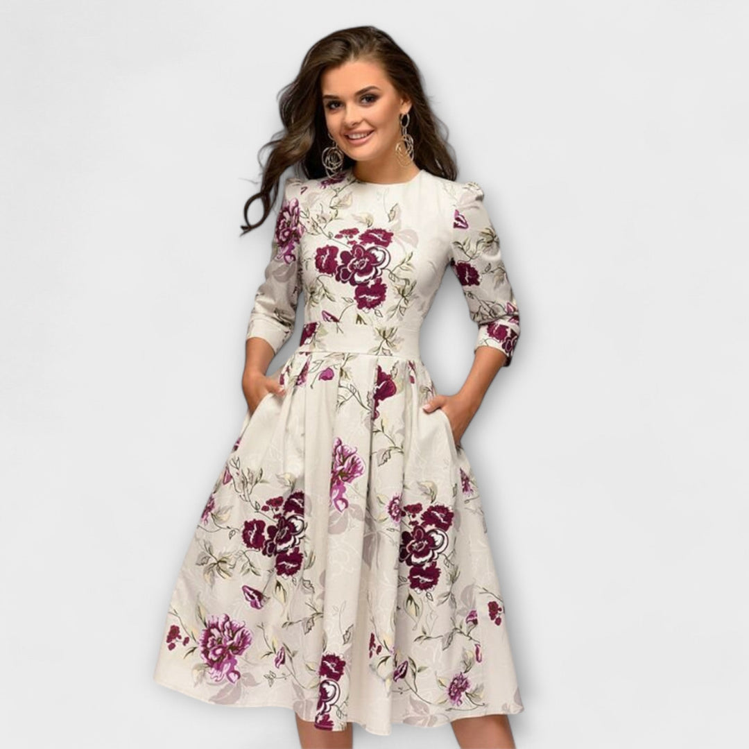 Victoria | Elegantes knielanges Kleid
