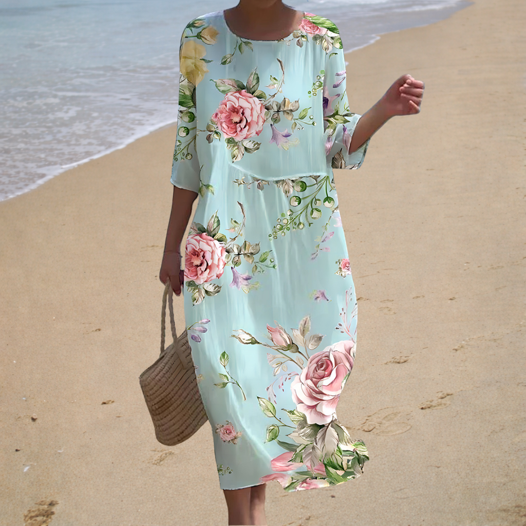 Loretta | Langes, fließend-elegantes und bequemes Kleid