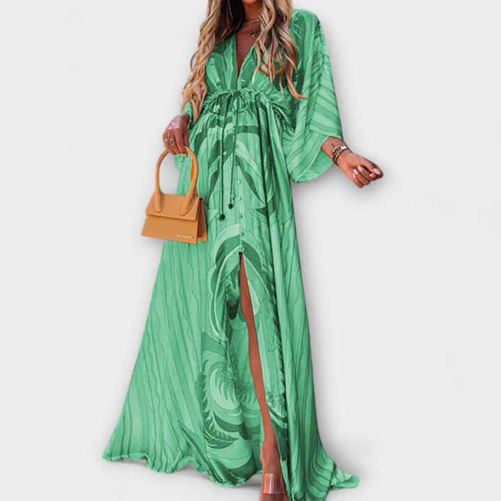 Silvia | Stilvolles Buntes Kleid