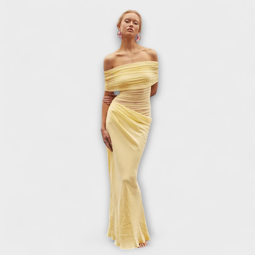 Tina | Rüschendes Unregelmäßiges Kleid