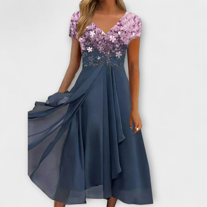 Leonie | Damen Chiffon Partykleid