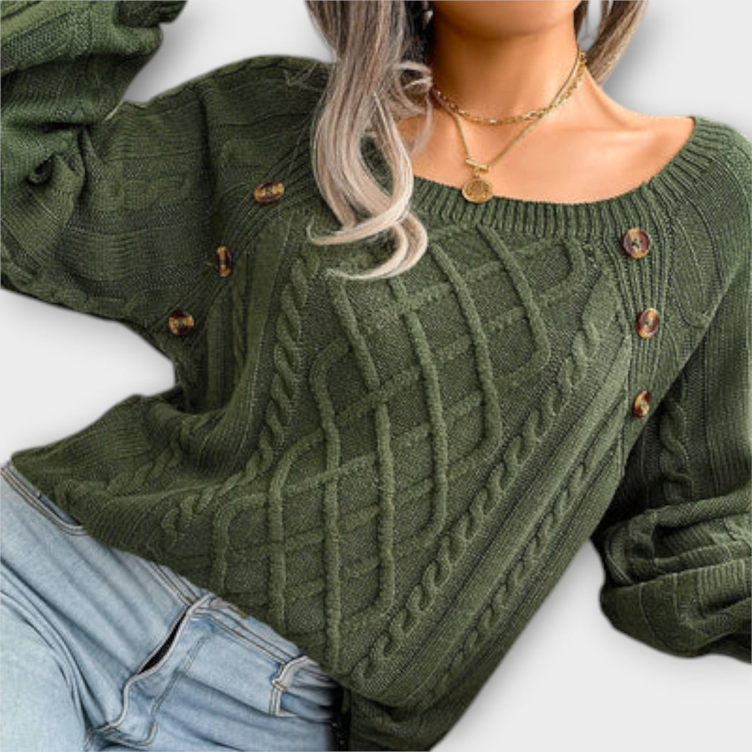 Anke | Pullover mit Knöpfen