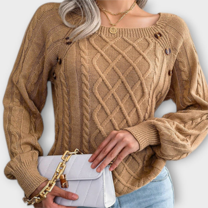 Anke | Pullover mit Knöpfen