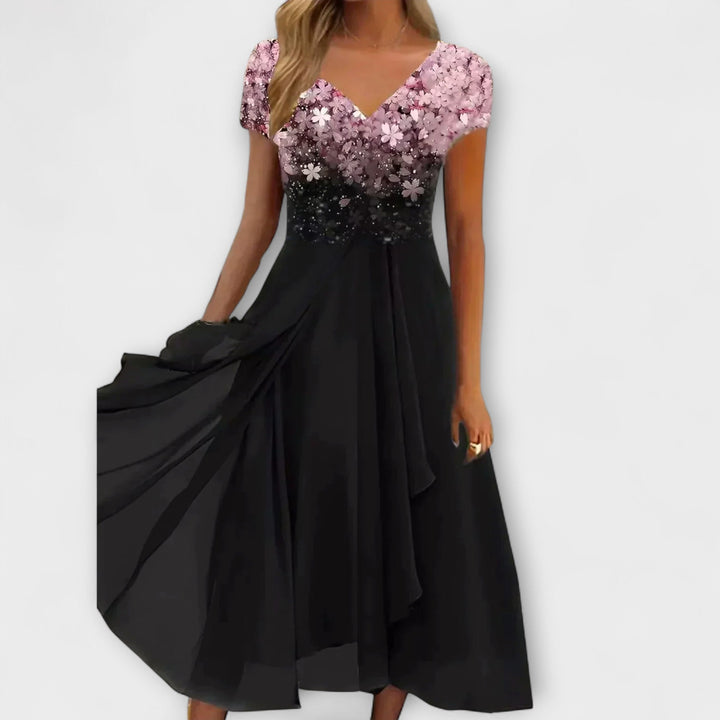 Leonie | Damen Chiffon Partykleid