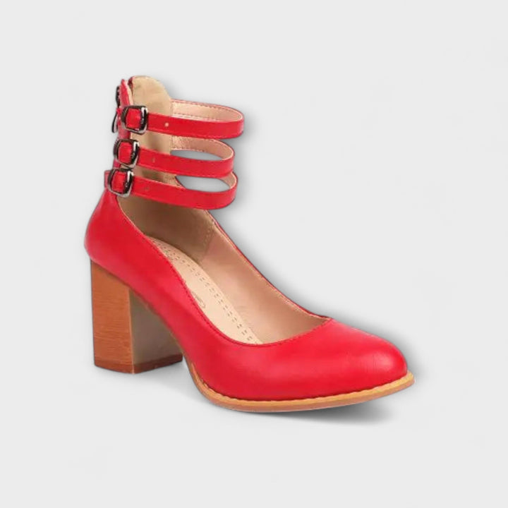 Greta | Pumps mit Knöchelriemen Design